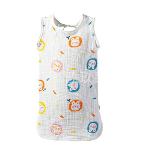 
Baby backless sleeping bag pure cotton gauze summer thin baby sleeping belly protection against kicking quilt cover, belly protection against cooling