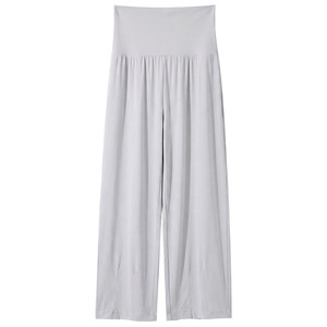 
Jingqi Ice Silk Maternity Pants Summer Thin Outerwear Sun Protection Pants for Small Women Pregnancy Seventy-Eighth Pants Maternity Wear