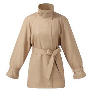 
50% off Gloria Worsted Wool Windbreaker Women's 25 New Autumn Fashionable British Turtle Collar Jacket