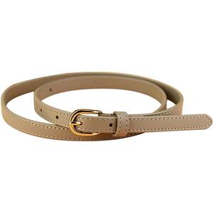 Belt female leather thin head layer Pure leather pins, coats with skirts with simple versatile Korean pants belt