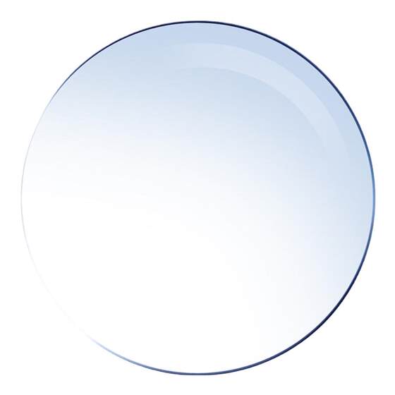 
High myopia glasses 1.74 double non-super non-PLUS anti-blue light color change professional customized astigmatism online lens