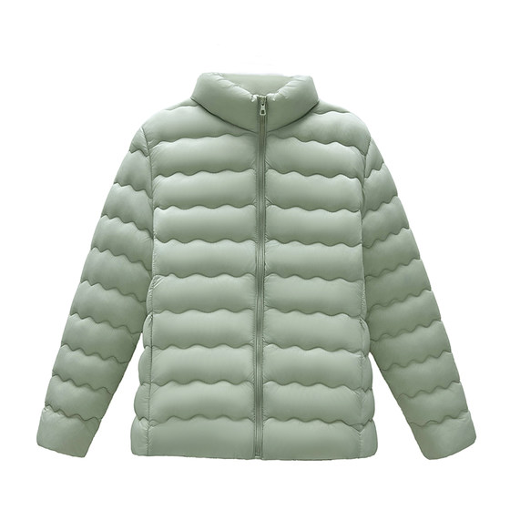 Middle -aged and elderly women's light small cotton clothes short middle -aged mothers dress autumn and winter foreign qi down cotton jacket jacket cotton jacket
