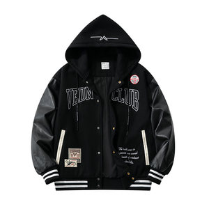 
Weidong American baseball uniform men's autumn new sports loose casual teenager hooded flight jacket jacket