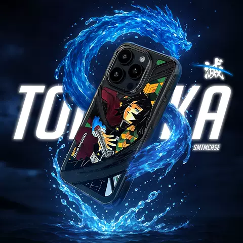 Demon Slayer iPhone Case [iPhone 16, iPhone 15, iPhone 14, iPhone 13, iPhone 12] – Anime Illustration