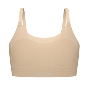 Sangjia ultra-thin small cool breeze sling light corset underwear big breasts appear small seamless breast shaping vest student chest wrapping cos