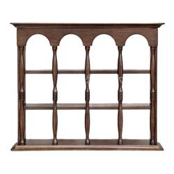 Solid wood cup holder perfume rack wall hanging storage rack