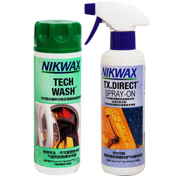 British Nikwax Jacket 115 Cleaning Agent Outdoor Clothing Spray Waterproofing Agent Maintenance Set 300ml*2