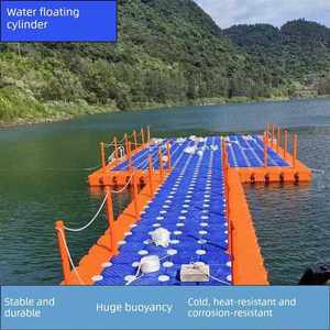 
Plastic water pontoon fishing platform motor boat parking floating head sea pontoon fishing water swimming pool