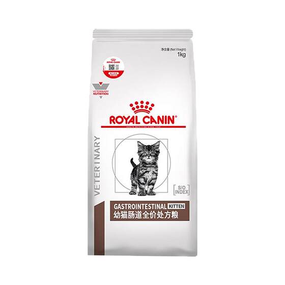 
[Self-operated] Royal kitten intestinal prescription food GIK35 intestinal conditioning cat staple food to protect the intestines and stomach 1kg*3