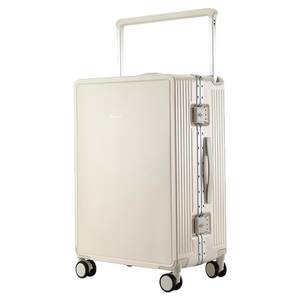 
Wide trolley suitcase new aluminum frame trolley case password box multifunctional large capacity silent universal travel case