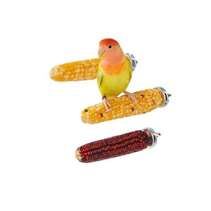 
Bird parrot standing pole small corn molar standing stick tiger skin peony black phoenix chewing to relieve boredom bird toys birdcage supplies
