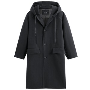 
[Same style in shopping mall] PEACEBIRD Men's Casual Woolen Coat Men's Fashionable Coat B1AAF4417@