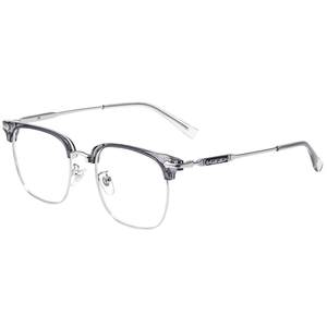 Half -frame myopia glasses frame Men's tide network can scattered lens anti -blue light big face eyes
