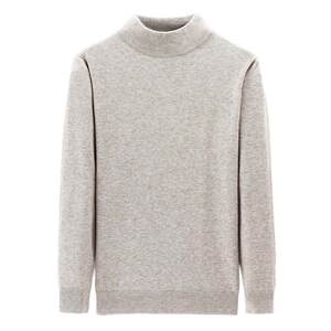 
Ordos half turtle neck 100% pure cardigan men's casual medium-thick warm sweater knitted cashmere sweater