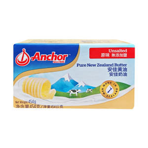 New Zealand imported Anchor original animal butter 454g household light baking biscuits fir bread cookies