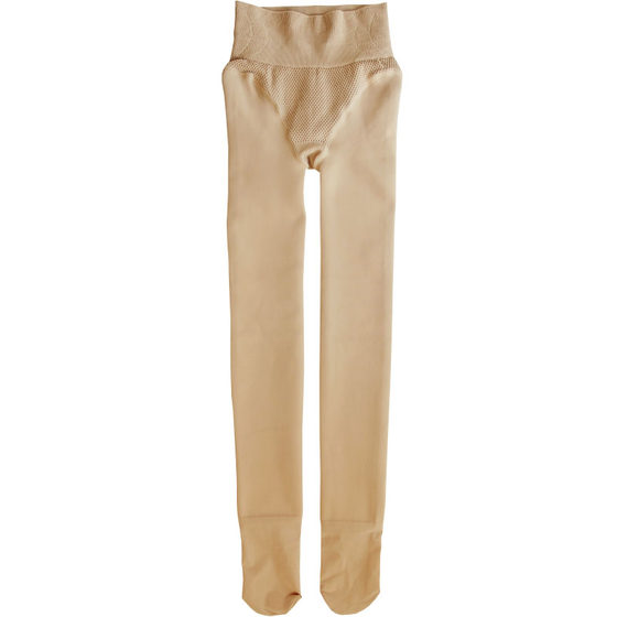 
Peach natural nude skin-sensitive children's autumn and winter velvet water-gloss one-piece pants for girls with bare legs and high elasticity that does not fall off the crotch pantyhose