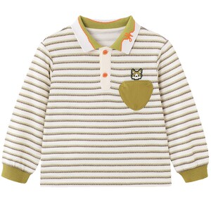 
[Same style in shopping mall] Ying's boys' long-sleeved T-shirt spring, spring and autumn striped POLO shirt baby spring pullover top