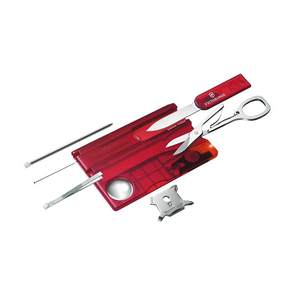 
[Self-operated] Vickers Lighting Swiss Card 82mm Outdoor Multi-function Tool Lighting Stainless Steel Swiss Army Knife