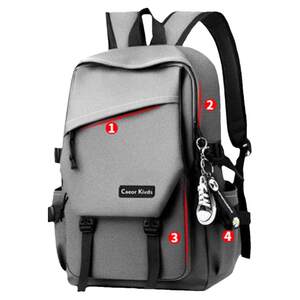 
Hot men's backpack men's backpack men's trendy large capacity high school junior high school students' schoolbag travel bag computer bag