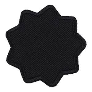 New self -stick black embroidered badge cloth sticker down jacket clothes jeans patch patch repairs and replenish hole decoration subsidies