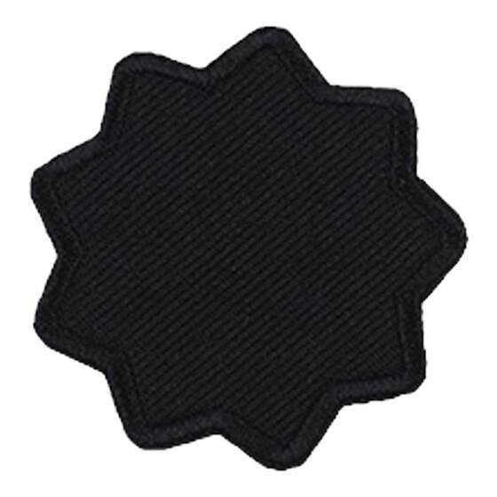 New self -stick black embroidered badge cloth sticker down jacket clothes jeans patch patch repairs and replenish hole decoration subsidies