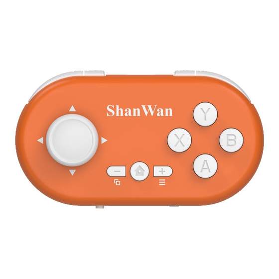 
ShanWan mini game controller Hall rocker gyroscope body feel thin and portable adaptable to PC simulators Q36proXKV multimode full platform play mouse keyboard multimedia