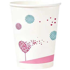 
Disposable household paper cup 200ml thickened commercial hot drinking water cup office food grade paper full box