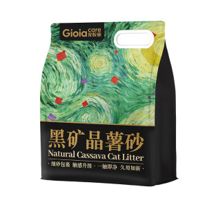 
Cat litter special for kittens, Na-based mineral sand, cassava sand, tofu mixed cat litter, can be flushed, easily clumped, deodorized, low dust 10