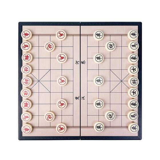 
M&G Chess Children's Backgammon Magnetic Chess Pieces Special Magnetic Portable Foldable Chessboard Toy for Primary and Secondary School Students