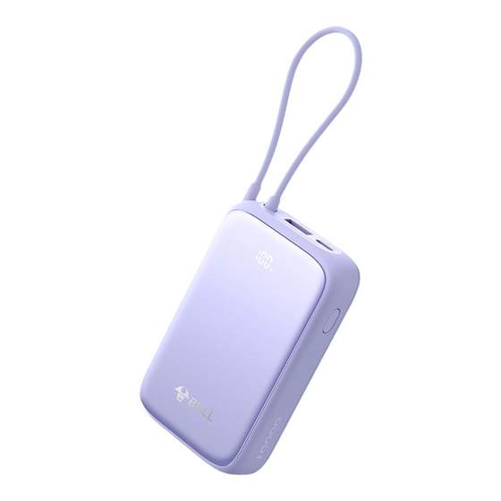 
[3c certification new national standard] Bull Power Bank 20000 mAh with self-contained cable 2025 new ultra-large capacity portable mobile power supply suitable for Xiaomi Apple 15 special official flagship store genuine product