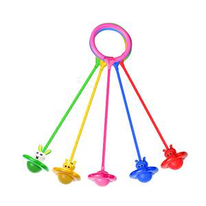 
Foot ring jump ball children's toys foot jump jump ring outdoor sports foot hula hoop one foot leg swing ball