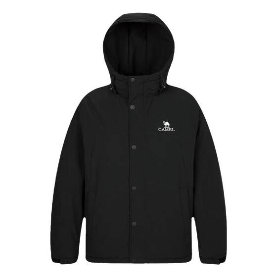 
Camel Women's Cotton Coat Men's Winter 2025 Polar Fleece Thickened Waterproof Work Jacket Cotton Couple Couple Jacket