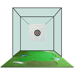 Golf Outdoor Swing Practice Hitting Net Indoor Chip Hitting Cage Golf Swing Practice Device Trainer