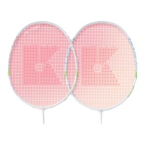 Xunfeng flagship store badminton racket composite carbon badminton racket entry super light -resistant double -racket set smoked wind RS01