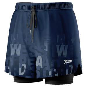 
Xtep swimming trunks men's adult double-layer anti-embarrassment swimming trunks 2025 new youth hot spring swimming equipment