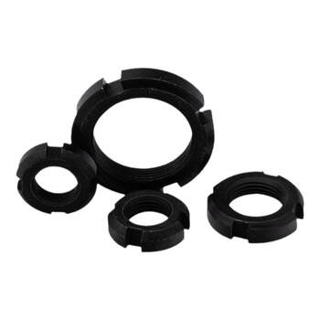 Round nut national standard lock nut slotted stop