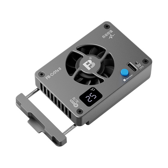 Fengbiao Cr01SII camera radiator semiconductor cooling suitable for Sony a7m4 a7c2 zve10 Canon r5 r6 r8 Fuji x-h2 Nikon z50 camera live cooling fan