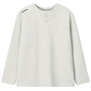 FILA 斐乐官方男子针织长袖衫2026春季新款时尚休闲简约基础长T恤