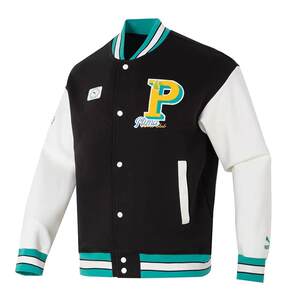 
PUMA spring new men's and women's baseball uniform student jacket Maillard sports jacket 625797