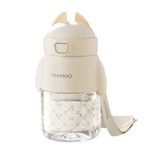 
Ying's children's water cup for school special anti-fall strap straw cup for boys and girls primary school students kindergarten summer water bottle