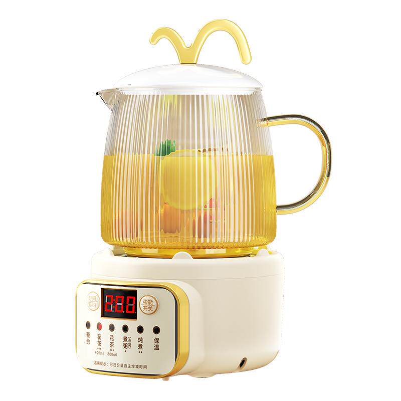 Miao's yi A1 Mini Tea Maker - Electric Glass Kettle for Home & Office