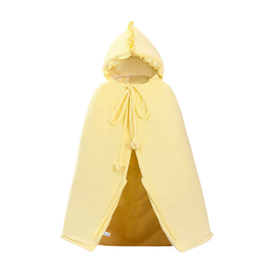 Baby cape Children's cloak thicker autumn and winter men and women babies in windy cotton cotton winter shawl coat baby