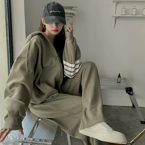 Модный спортивный костюм для школьников, комплект, городской стиль, в корейском стиле