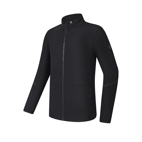 Fila official men's knitted long -sleeved jacket 2024 autumn new fitness sports comfortable cooling top
