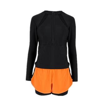 Sanqi new flat trousers hot springs quarter fake swimsuit