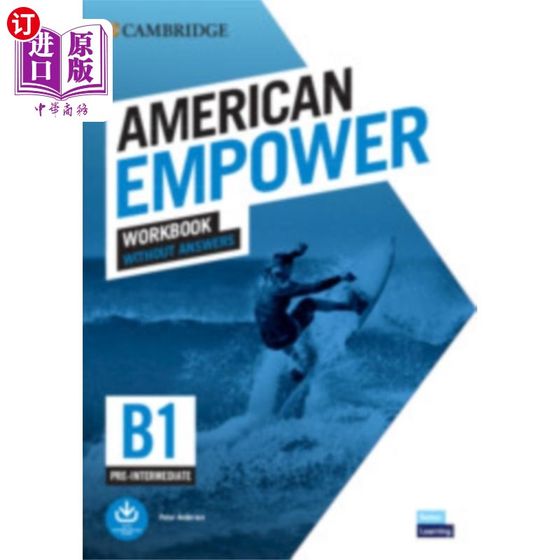 海外直订American Empower Pre-intermediate/B1 Workbook wi... 美国授权前中级/B1练习册没有答案