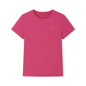 
ELLE ACTIV quick-drying breathable fitness inner layering shirt for women 26 summer new round neck right shoulder short-sleeved T-shirt