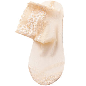 Socks girl spring and autumn thin stockings pure cotton bottom shallow mouth in summer short barrel sock stockings buds stockings socks invisible ins tide