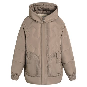 Mom winter clothes down cotton clothes middle -aged and elderly female jacket
