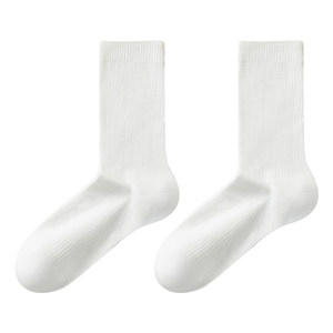 Mulberry silk stockings for women in summer thin mid-tube Bingbing white short socks confinement piles boneless ballet style stockings summer